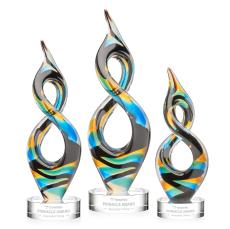 Cosenzo Clear on Stanrich Base Abstract / Misc Glass Award - Employee Awards