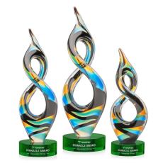 Cosenzo Green on Stanrich Base Abstract / Misc Glass Award - Newest Additions