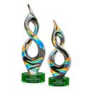 Cosenzo Green on Stanrich Base Abstract / Misc Glass Award