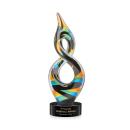 Cosenzo Black on Stanrich Base Abstract / Misc Glass Award