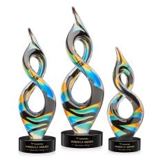 Cosenzo Black on Stanrich Base Abstract / Misc Glass Award - Art Glass Awards