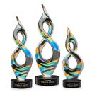 Cosenzo Black on Stanrich Base Abstract / Misc Glass Award