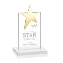 Bryanston Gold White Star Crystal Award