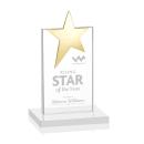 Bryanston Gold White Star Crystal Award