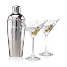 Catania Shaker & Burlington Martini Set - Corporate Recognition Gifts