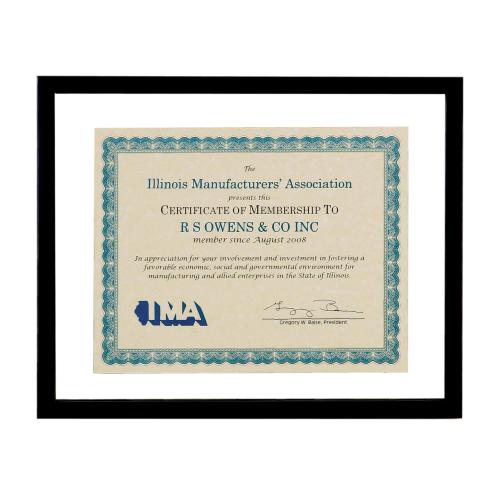Corporate Awards - Certificate Frames - University 