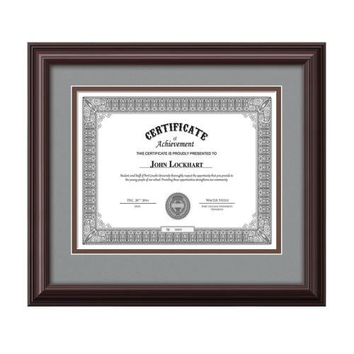 Corporate Recognition Gifts - Picture Frames - Cottingham - Mahogany