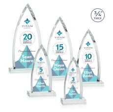 Shildon Full Color Clear Crystal Award - Corporate Awards