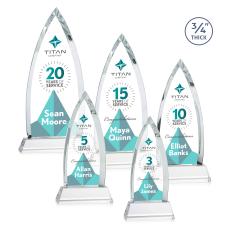Shildon Full Color  Clear on Newhaven Crystal Award - Full Color Awards