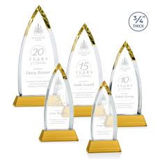 Shildon Amber on Newhaven Crystal Award - Crystal Awards