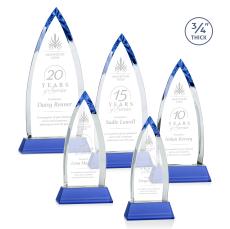 Shildon Blue on Newhaven Crystal Award - Crystal Awards
