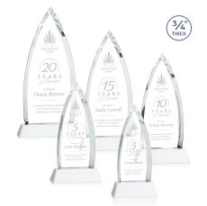 Shildon White on Newhaven Crystal Award - Crystal Awards