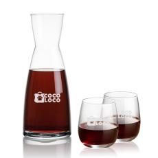 Winchester Carafe & Crestview Stemless - Etched Barware