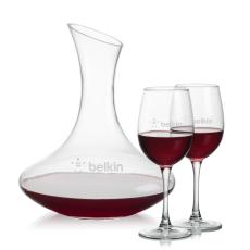 Hampton Carafe & Connoisseur Wine - Corporate Recognition Gifts