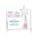 Bradenton Chrome Full Color Star Crystal Award