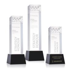 Velson Black on Base Obelisk Crystal Award - Newest Additions