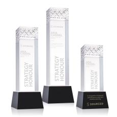 Velson Black on Base Obelisk Crystal Award - Newest Additions