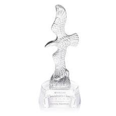 Staffordshire Eagle Clear Animals Crystal Award - Crystal Awards