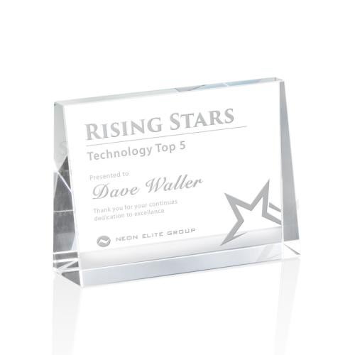 Corporate Awards - Crystal Awards - Tweed Rectangle Crystal Award