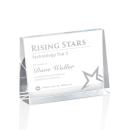Tweed Rectangle Crystal Award