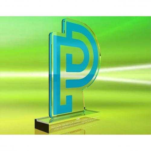 Featured - Custom Acrylic Awards Gallery - Plugpower Anniversary Awards