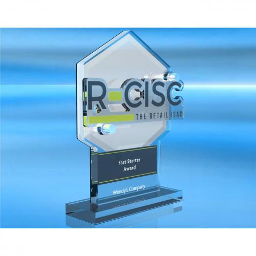 Featured - Custom Acrylic Awards Gallery - R-CISC Award