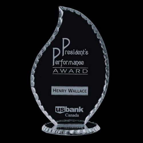 Corporate Awards - Dorset Flame Glass Award