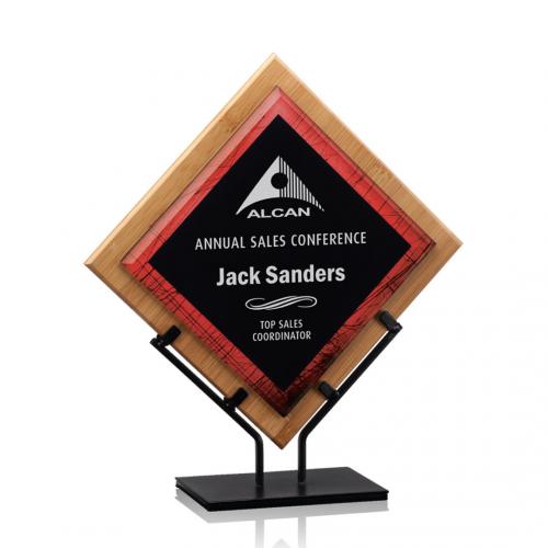 Corporate Awards - Lancaster Red Diamond Acrylic Award