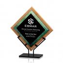 Lancaster Green Diamond Acrylic Award