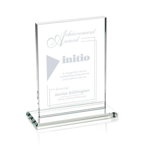 Corporate Awards - Crystal Awards - Emperor Starfire Crystal Plaque Award