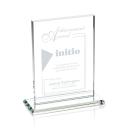 Emperor Starfire Crystal Plaque Award
