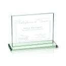Emperor Jade (Horiz) Rectangle Glass Award