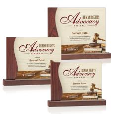 Hartwell Full Color Rectangle Glass Award - Eco Friendly Awards