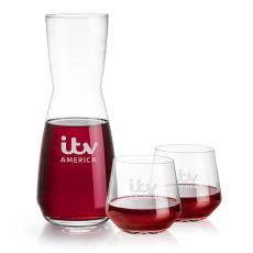 Mason Carafe & Sturgis Stemless Wine Set - Corporate Recognition Gifts