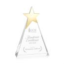 Eglinton Gold Star Pyramid Crystal Award