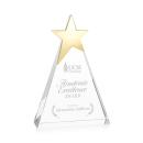 Eglinton Gold Star Pyramid Crystal Award