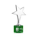 Tuscany Chrome Star on Marvel Base - Green