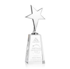 Tuscany Chrome Star on Novita Base - Clear - Corporate Awards