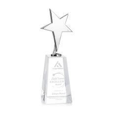 Tuscany Chrome Star on Novita Base - Clear - Corporate Awards