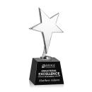 Tuscany Chrome Star on Robson Base - Black