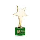 Tuscany Gold Star on Marvel Base - Green