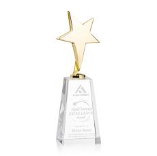 Tuscany Gold Star on Novita Base - Clear - Corporate Awards