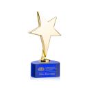 Tuscany Gold Star on Paragon Base - Blue