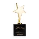 Tuscany Gold Star on Woodlawn Base - Black