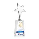 Tuscany Chrome Full Color Clear on Cairns Base Star Crystal Award