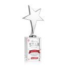 Tuscany Chrome Full Color Star Lexington Base-Clear Metal Award
