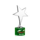 Tuscany Chrome Full Color Green on Marvel Base Star Metal Award
