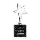 Tuscany Chrome Full Color Black on Woodlawn Base Star Metal Award