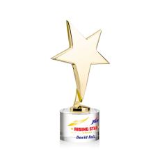 Tuscany Gold Full Color Clear on Marvel Base Star Metal Award - Full Color Awards