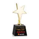 Tuscany Gold Full Color Black on Robson Base Star Metal Award